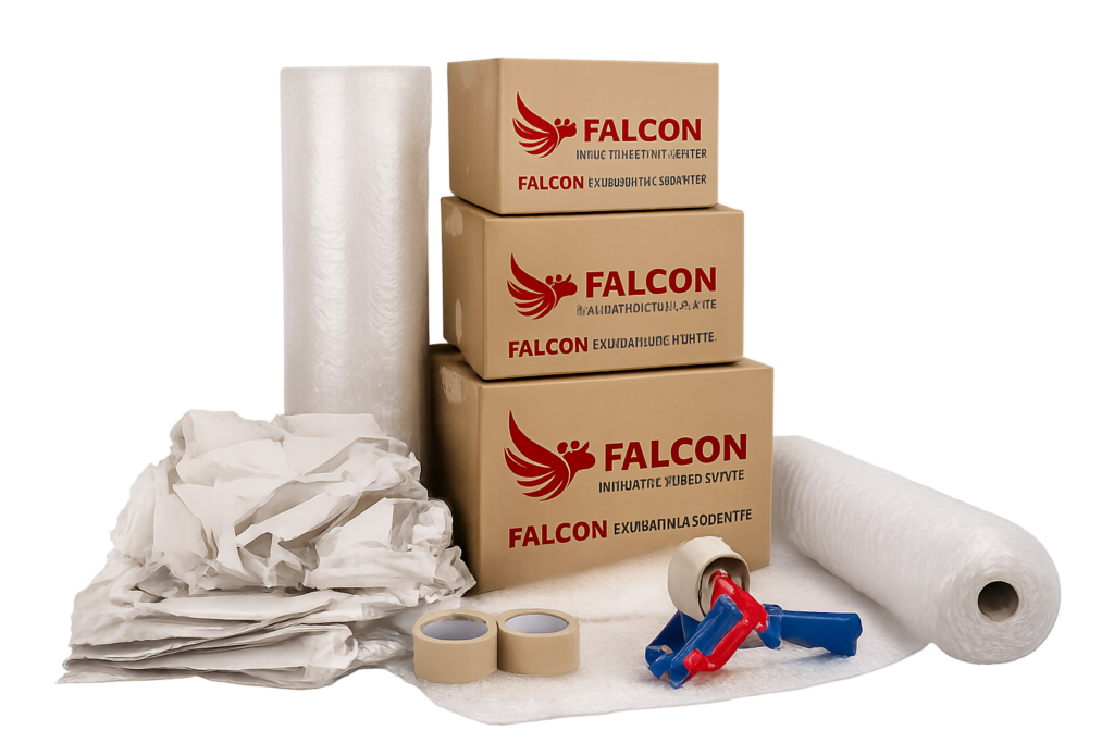 packing materials Manchester boxes and bubble wrap ready before move day