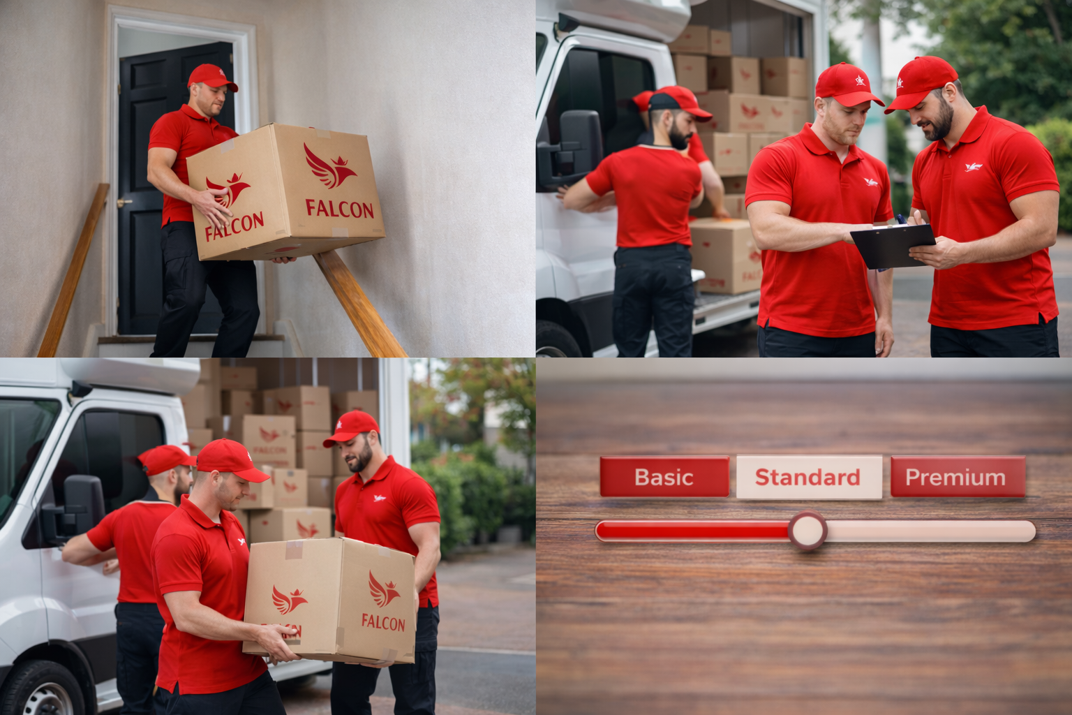 “Professional removals team loading and handling boxes safely in Greater Manchester with clear planning and flexible pricing”