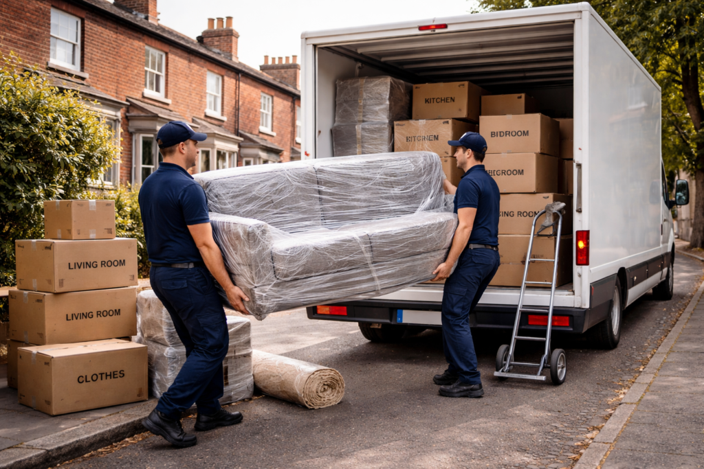 man and van Manchester two-man loading service for heavier items