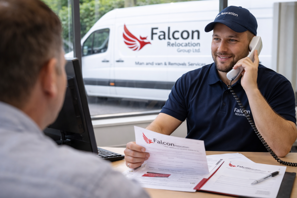 contact removals Manchester customer enquiry support