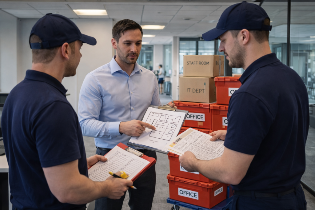 office removals Manchester planning and labelling before move day